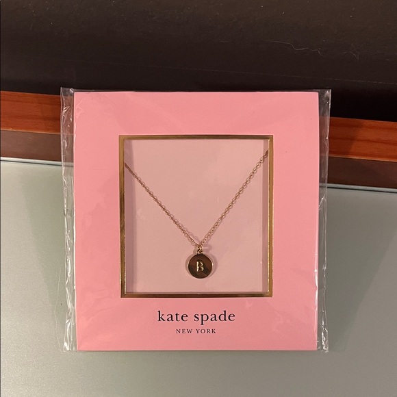 Kate Spade “B” Gold Initial Pendant Necklace - Picture 1 of 2